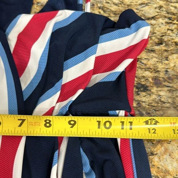 BCBGeneration Striped Sleeveless High-Low Midi Dress Size XS - Picture 13 of 14